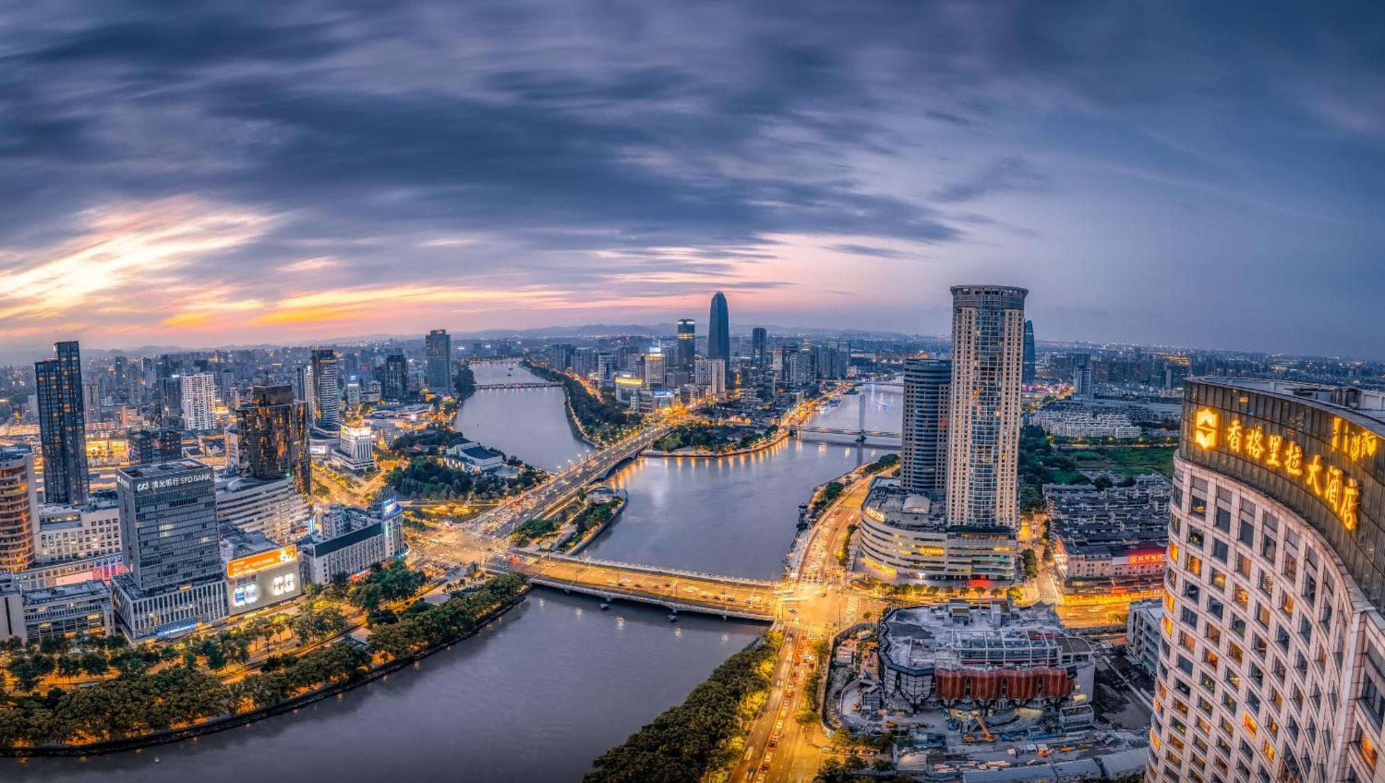 Shangri-La Ningbo - The Three Rivers Intersection Hotel Exterior photo